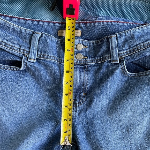 Vintage Y2K Tommy Jeans Flare Denim Tommy Hilfiger Double Button sz 11 Jeans - Picture 9 of 10